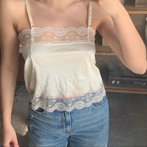 VINTAGE LINGERIE TOP